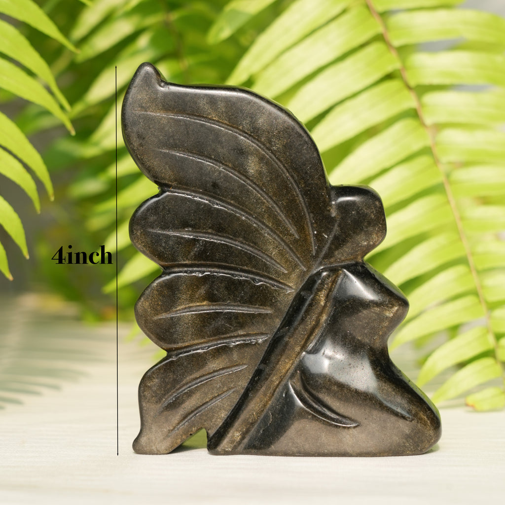 Golden Obsidian Flower Fairy