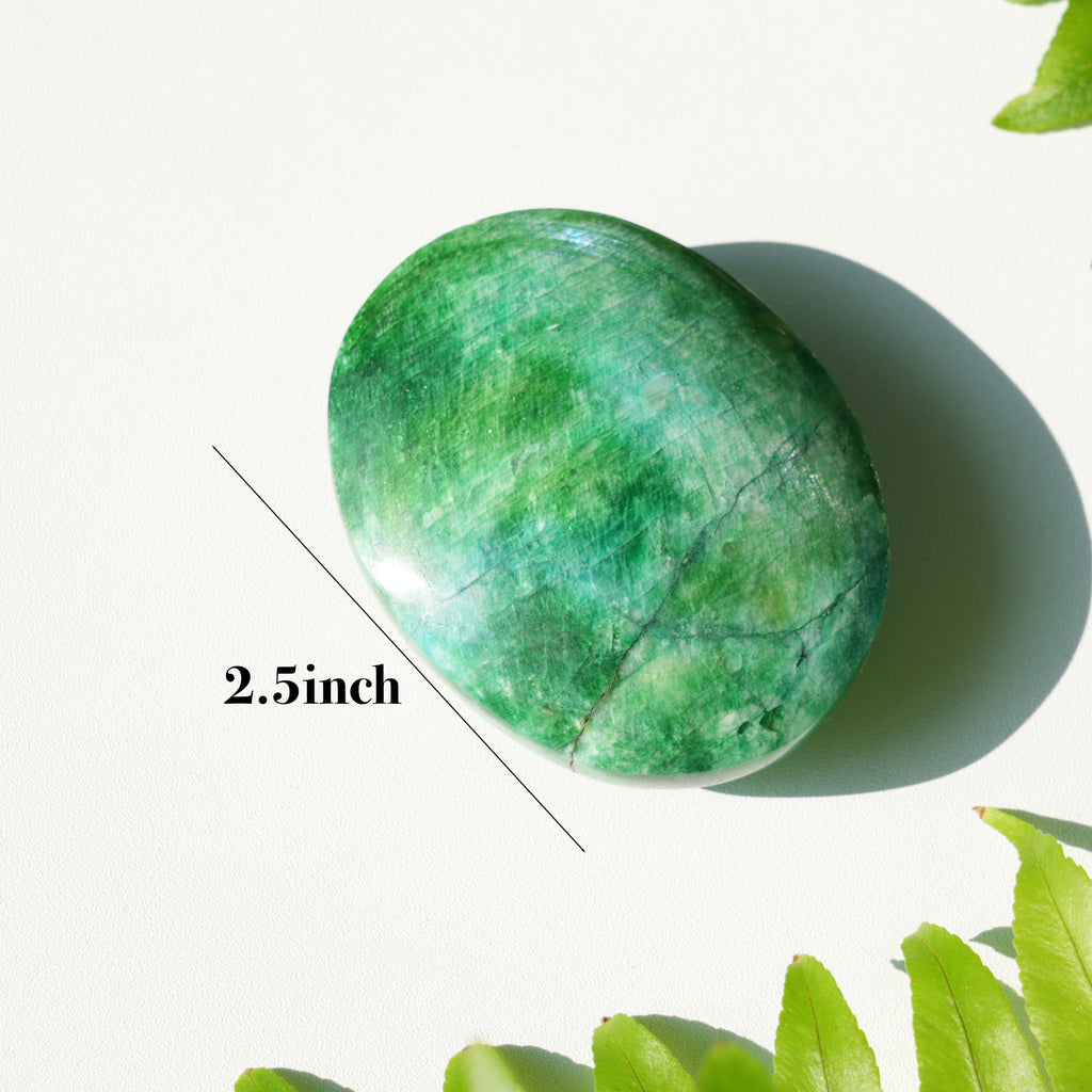 Green Moonstone Palmstone