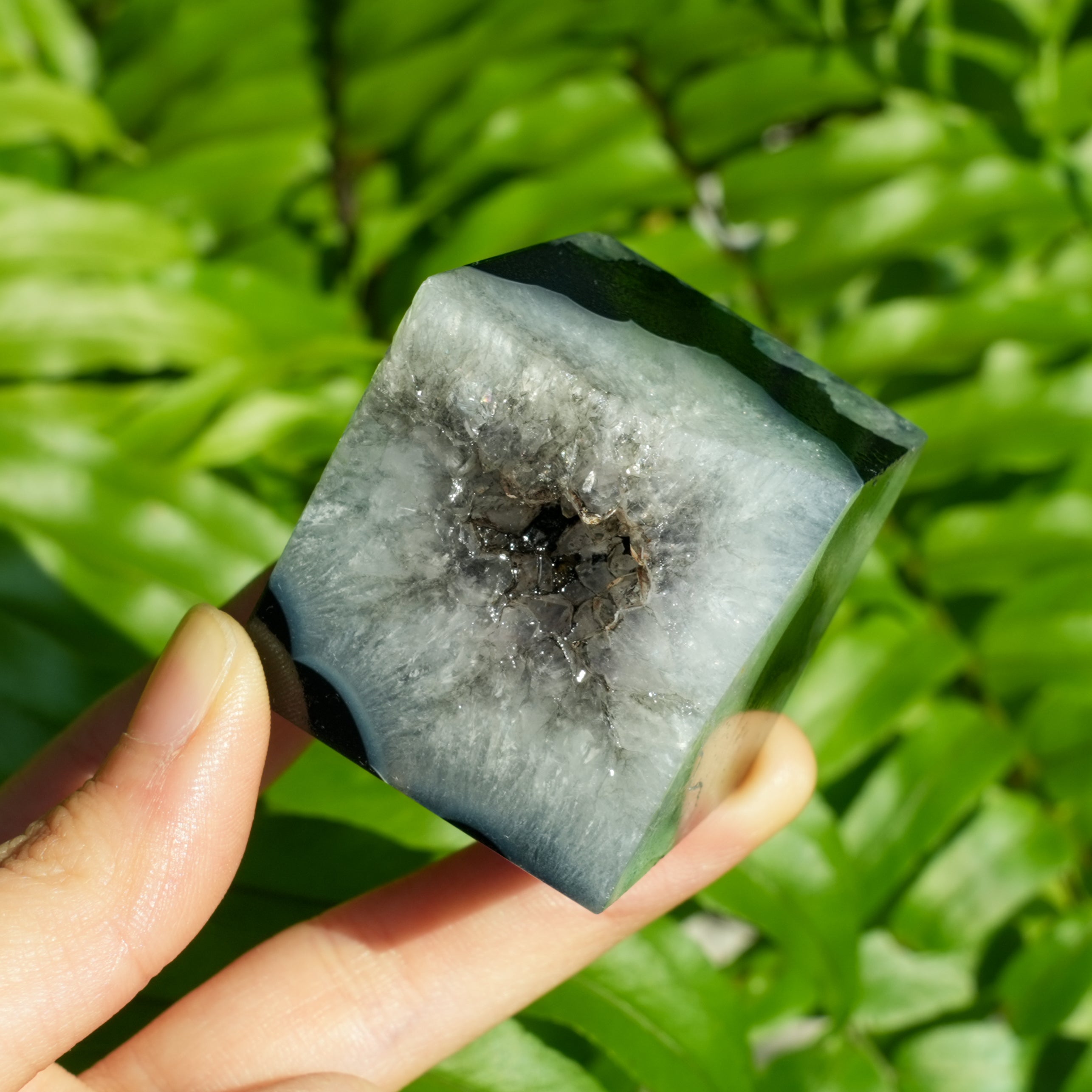 Black Sardonyx Cube