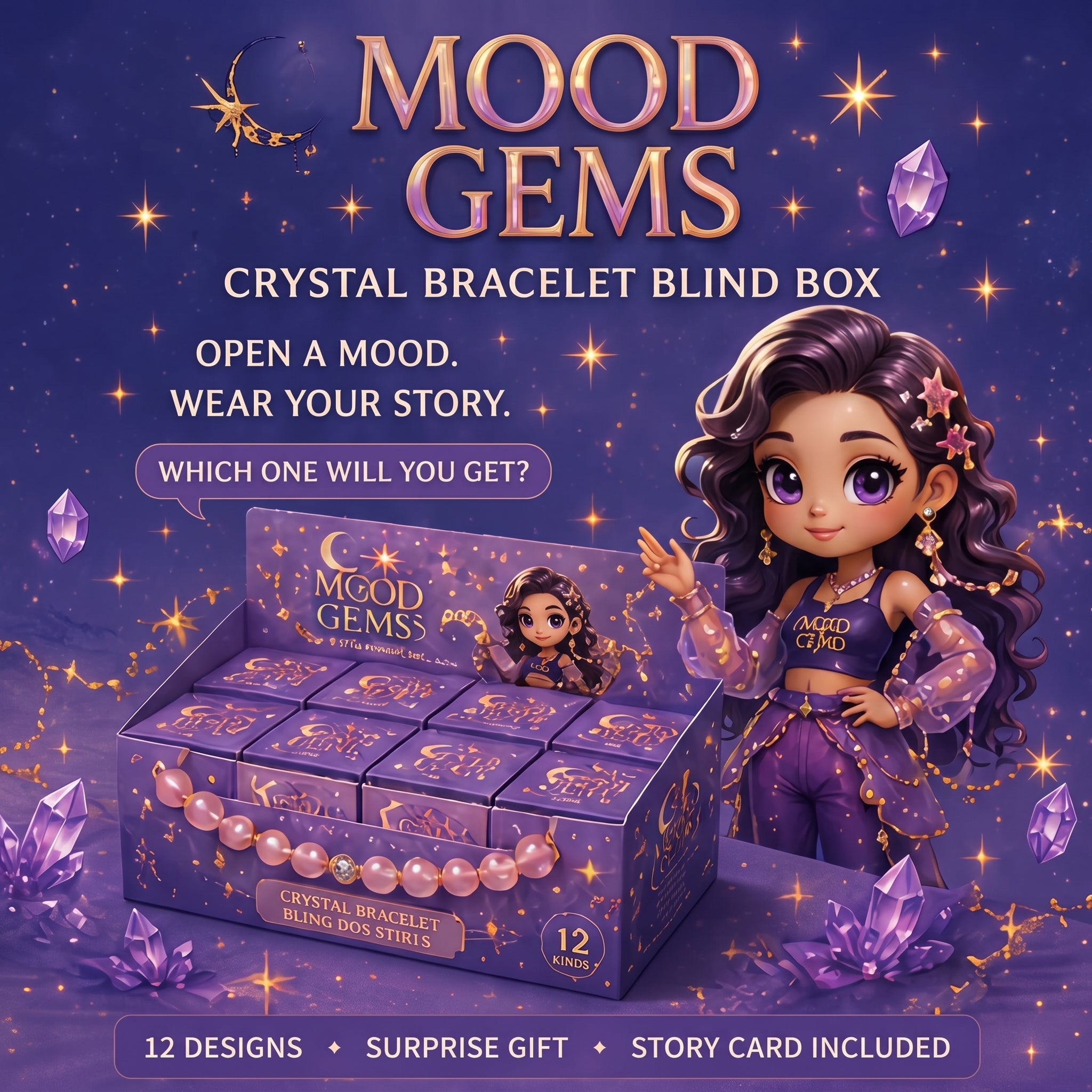 Crystal Bracelet Blind Box Series