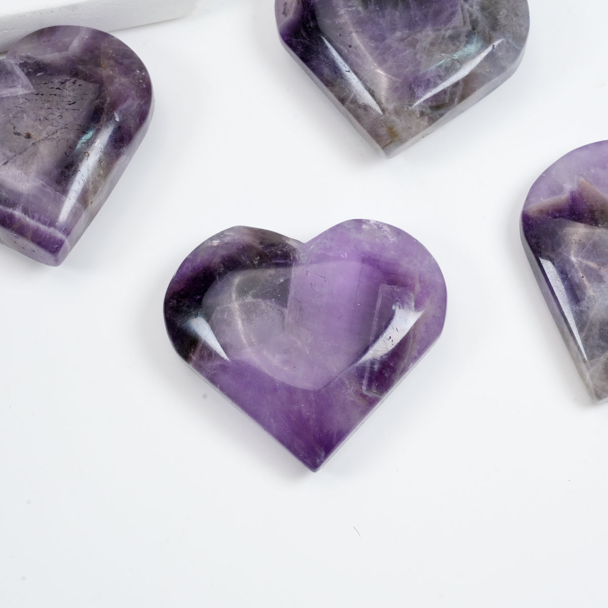 Dream Amethyst Heart Palm Stone