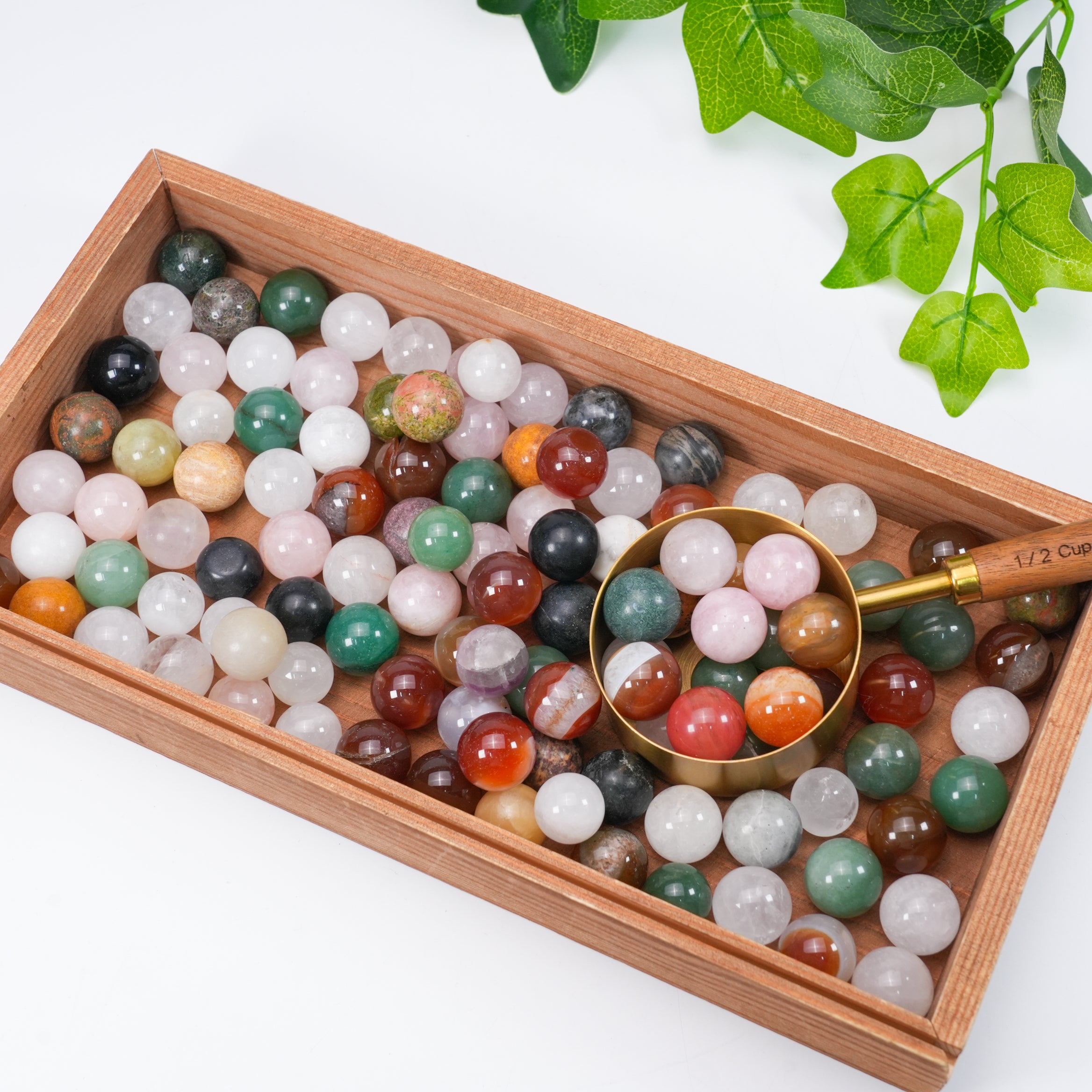 Mixed Crystal Mini Spheres Scoop