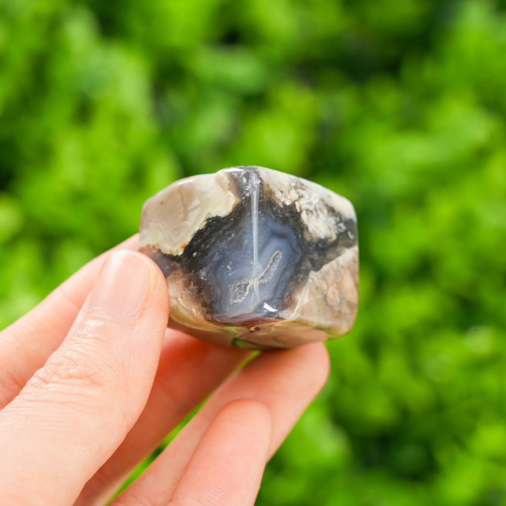 Volcano Agate Small Cube | Natural Crystal Cube for Grounding & Home Decor