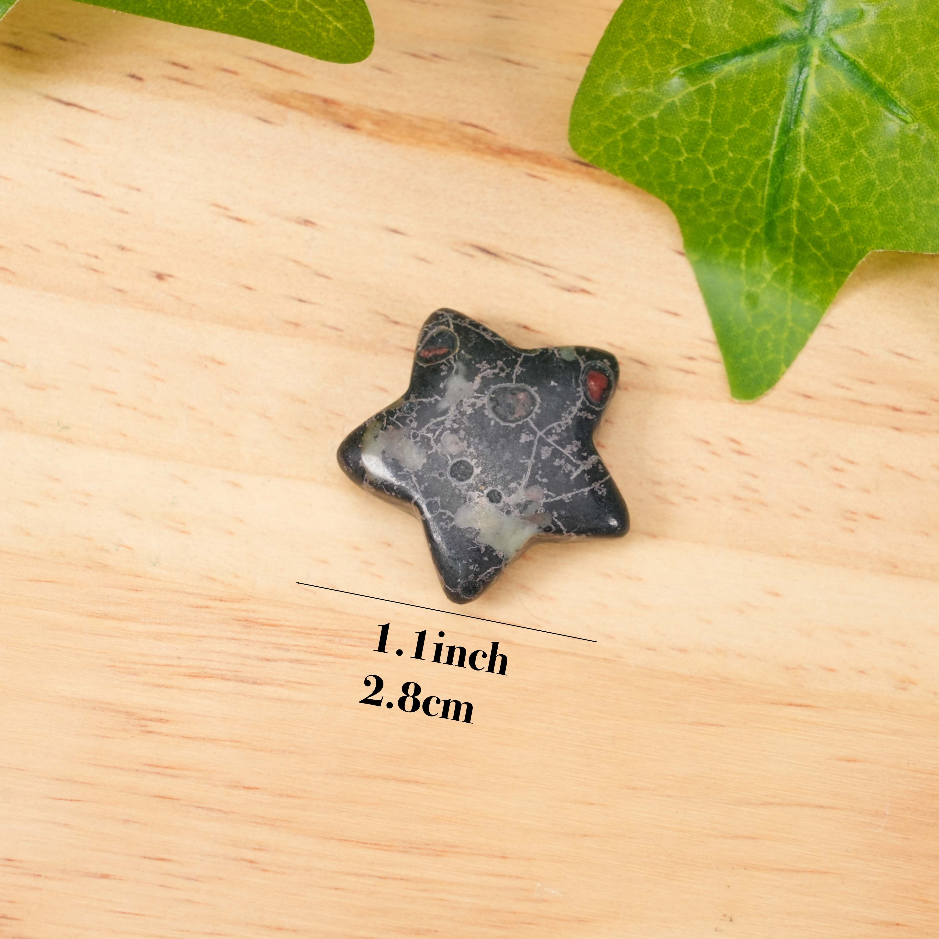 Mixed Crystal Stars | Hand-Carved Assorted Gemstone Stars for Energy Clearing & Home Decor
