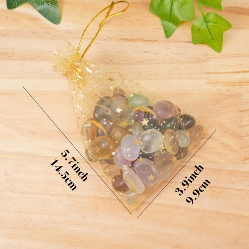 Candy Fluorite Tumbled Stones | Natural Colorful Gemstones for Healing, Collection & Decoration