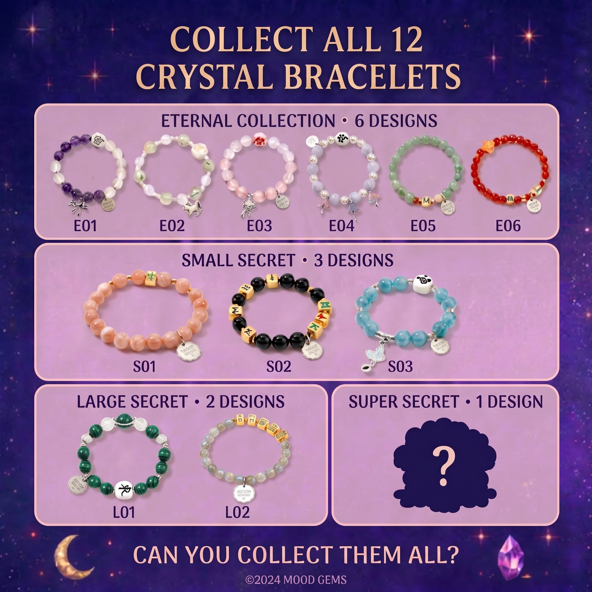 Crystal Bracelet Blind Box Series