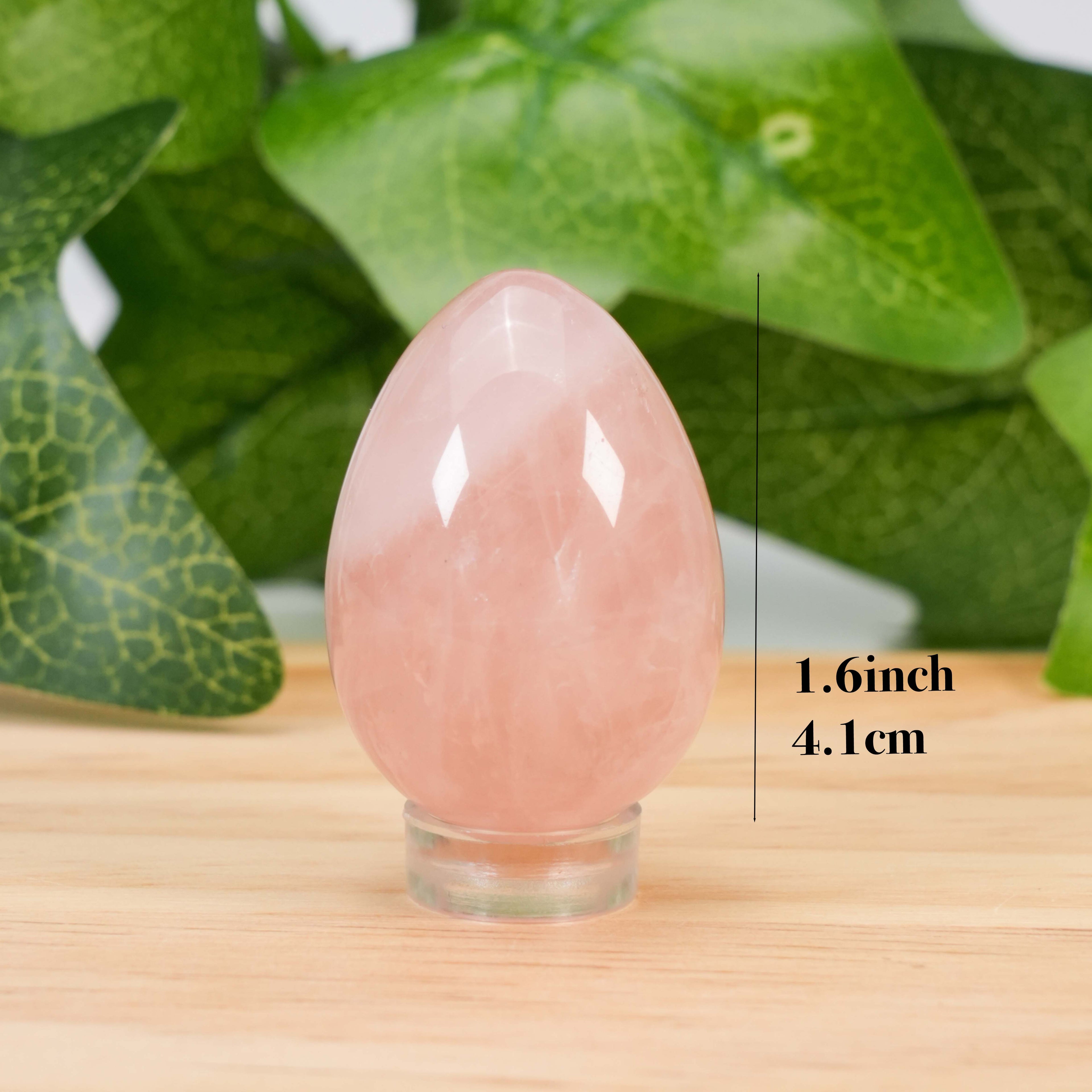 Rose Quartz  Egg