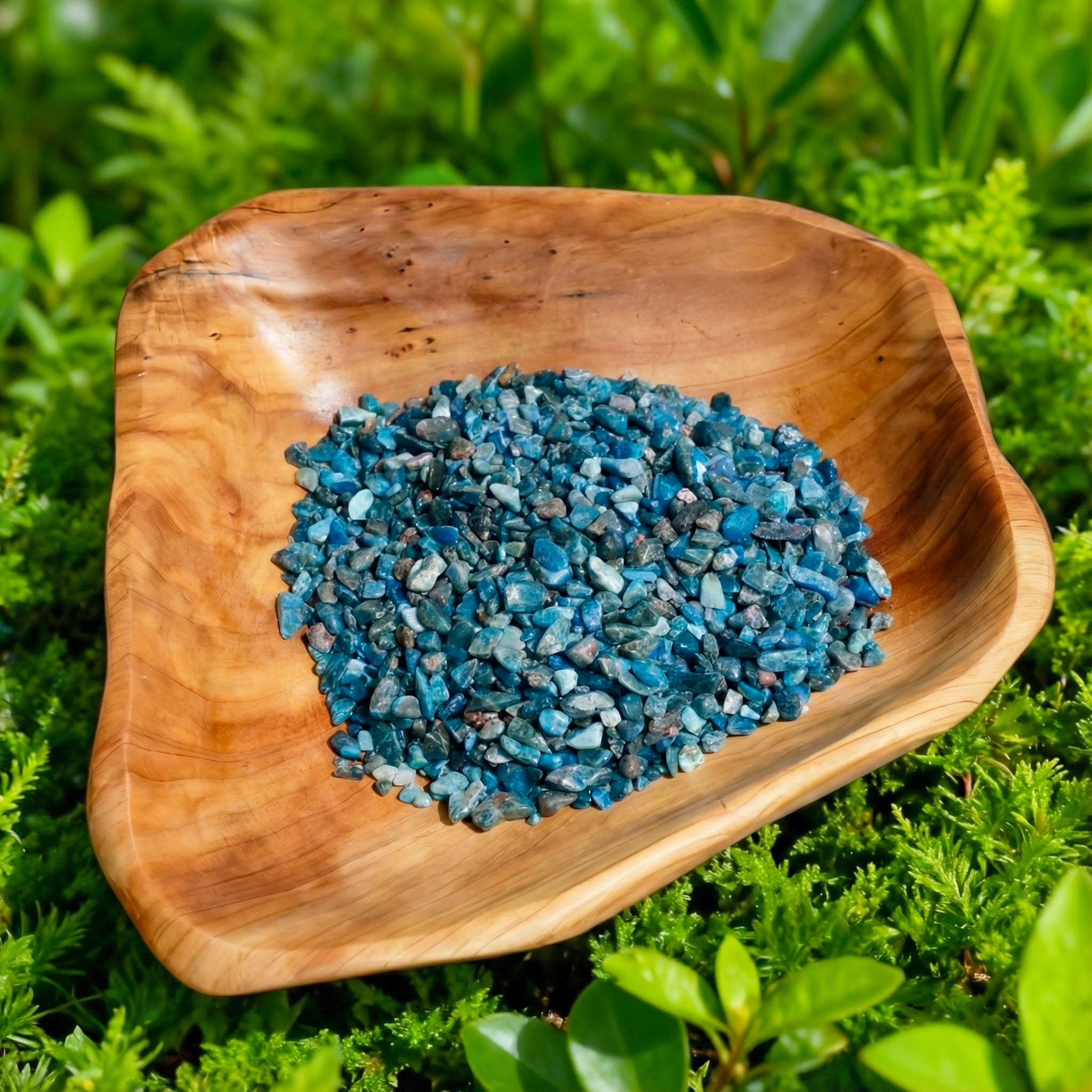 Blue Apatite Chips