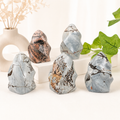 Picture Jasper Flame Carving, Polished Freeform Crystal Flame for Home Decor & Energy Work