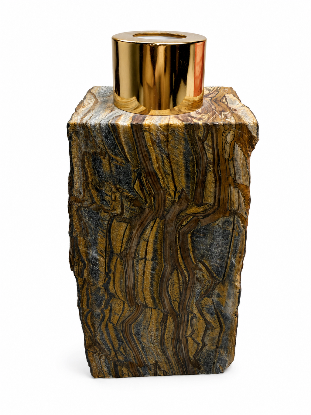 Tiger's Eye Crystal Reed Diffuser Gift Set