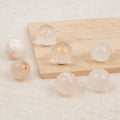 Snowflake Phantom Quartz Mini Sphere