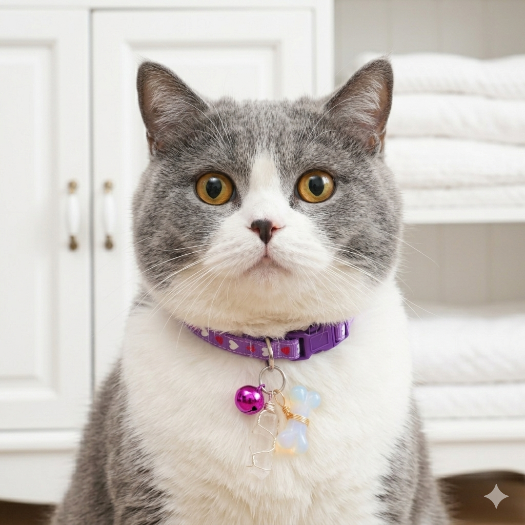 Crystal Pet Collar - Adjustable, Safe & Luxury for Dogs & Cats