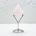 Pink Jade Diamond/Rhombus Decorative Gem