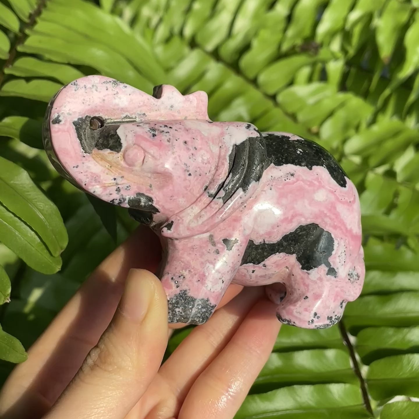 Peru Rhodonite Elephant