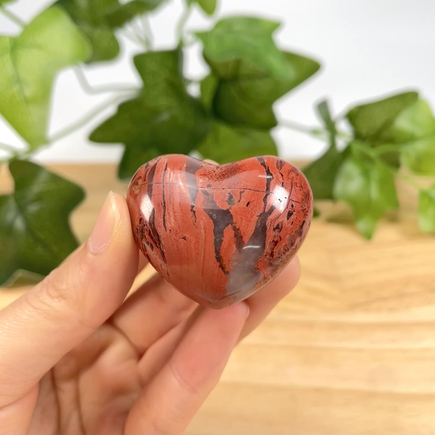 Assorted Natural Heart-Shaped Crystal Palm Stones | Healing Love & Balance Crystals