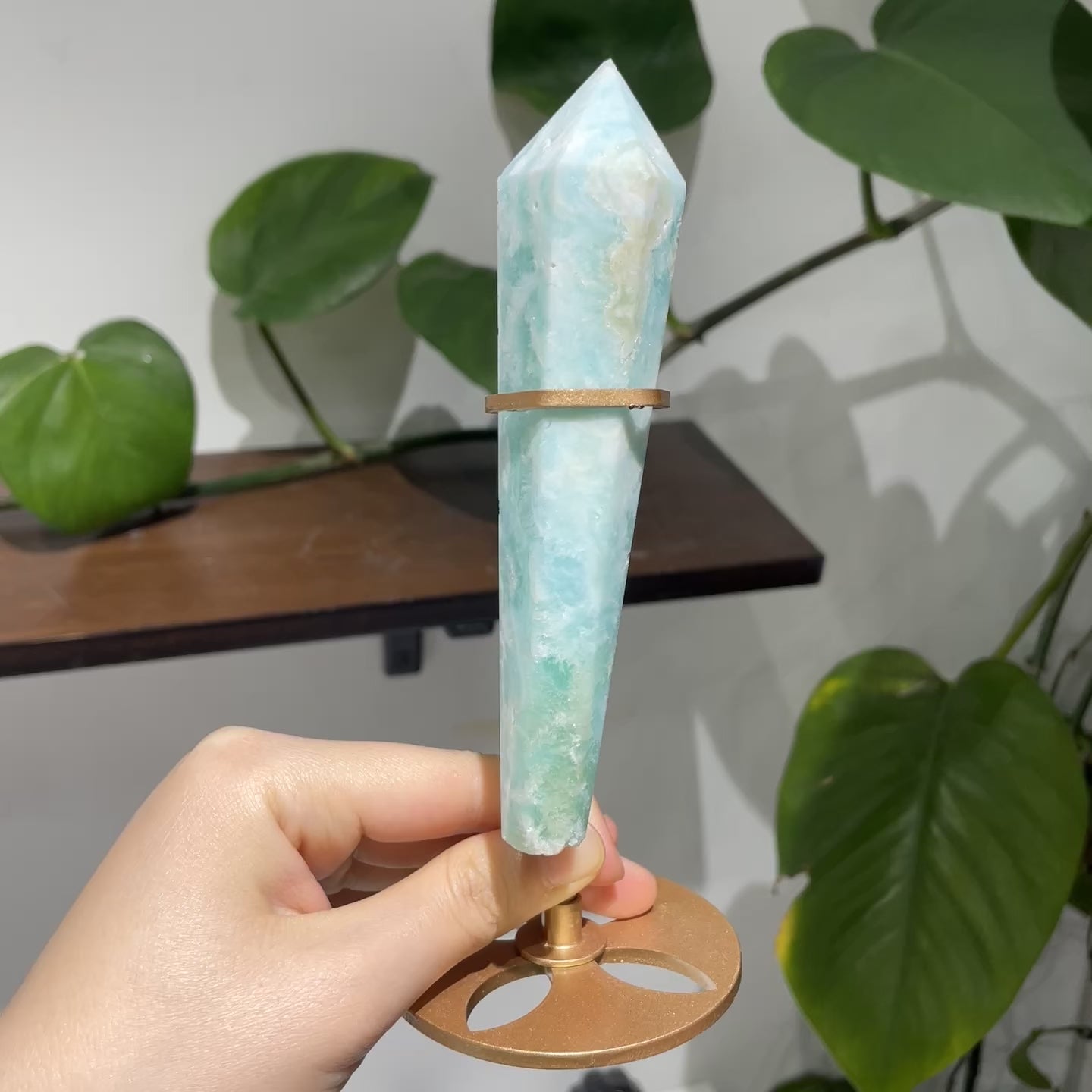 Hemimorphite Wand